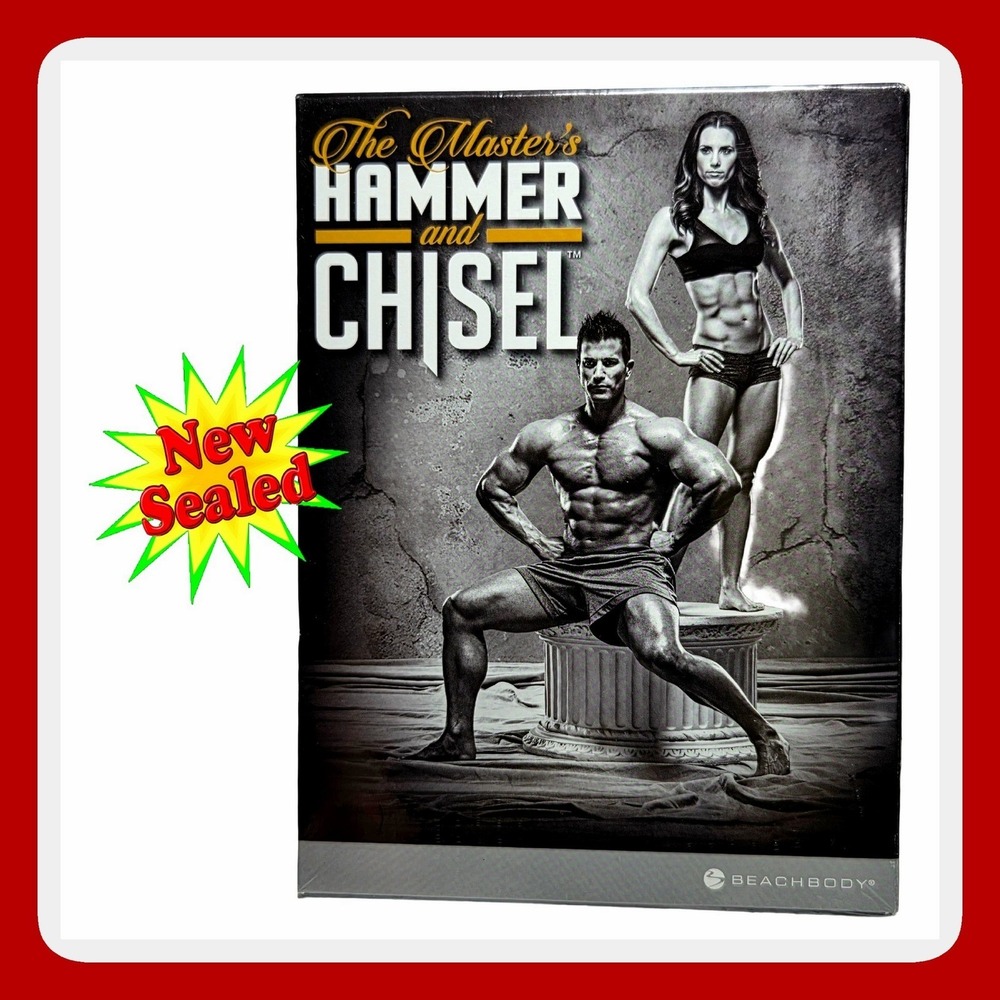 Beachbody The Master's Hammer And Chisel DVD Set New Sealed Fitness Workout